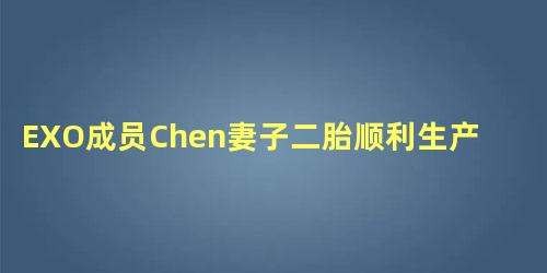 EXO成员Chen妻子二胎顺利生产