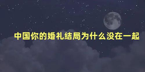中国你的婚礼结局为什么没在一起