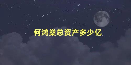 何鸿燊总资产多少亿