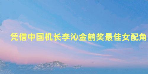 凭借中国机长李沁金鹤奖最佳女配角