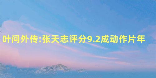 叶问外传:张天志评分9.2成动作片年度第二 叶问外传:张天志评分9.2成动作片年度第二