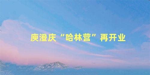 庾澄庆“哈林营”再开业