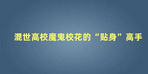 混世高校魔鬼校花的“贴身”高手