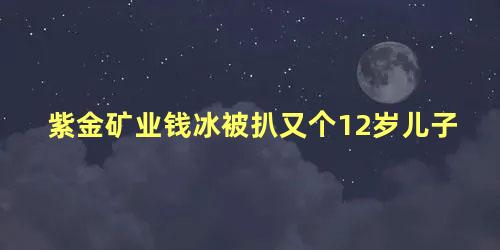 紫金矿业钱冰被扒又个12岁儿子