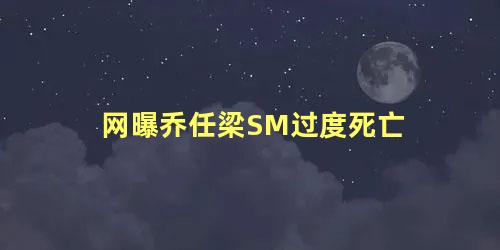 网曝乔任梁SM过度死亡
