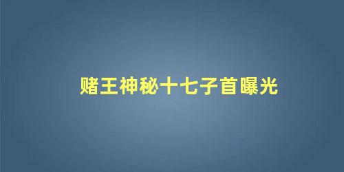 赌王神秘十七子首曝光