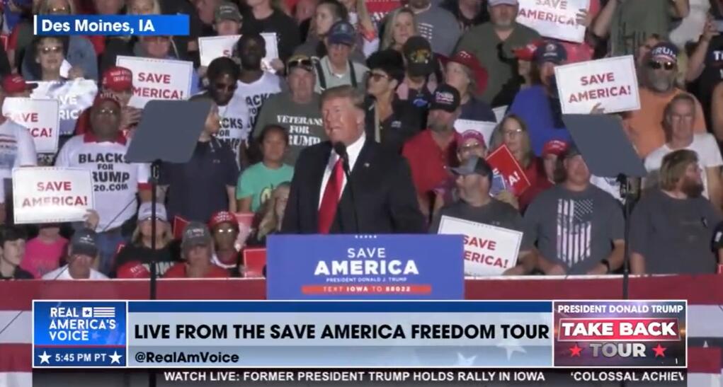 特朗普称拜登把美国带向毁灭边缘