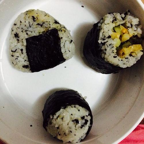 紫菜饭团的做法