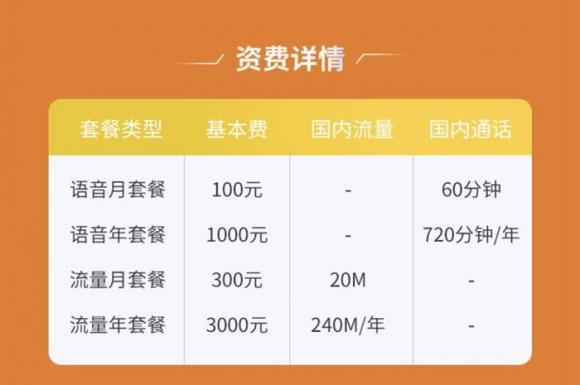 卫星电话怎么收费